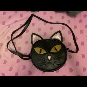 Crossbody cat purse
